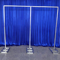 Backdrop Stand Frame Arch Photo Booth Pipe Drape Wedding Ceremony Photography Diy Adjustable Metal Kit Weighted Steel Base Heavy
