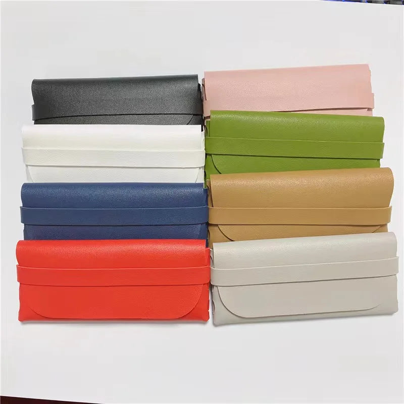 Fashion 2026 Wholesale Glasses Case Portable Eyewear Case Top Quality Eyewear Boxes Soft Leather Eyewear Case