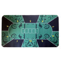 Factory Supply  Rectangle 1.8m Poker Mat 2mm Thickness Rubber Cloth for Gambling Table