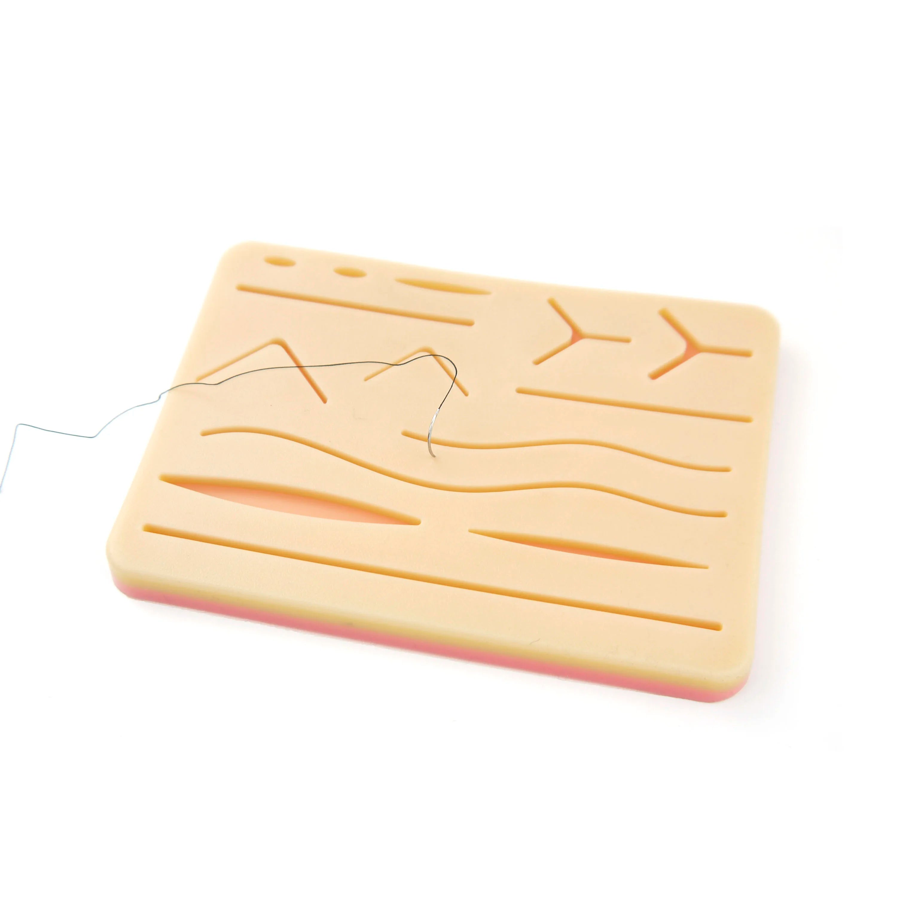 Suture Skin Pad with Wound and MeshPractice Suture Skin Pad