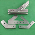 SDPSI 45 & 135 Degree Aluminum Profile Surface Reinforcement Board Corner Connector Plate for 3030/4040 Profile Brackets