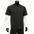 Factory Custom logo Print Custom Rhinestone Double Layer Long Sleeve T-shirt Acid Wash Cotton t Shirt for Men