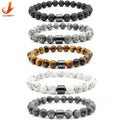 Wholesale Magnetic Hematite Gemstone Bracelet Making Kit with Crystal Chips-Eco-Friendly Feng Shui Natural Stone Jewelry