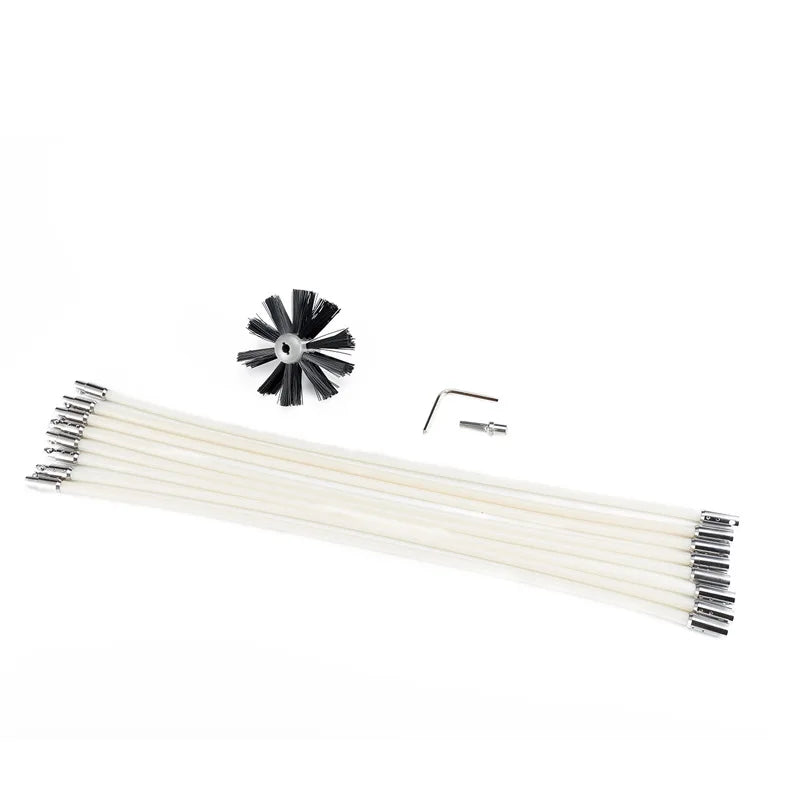 Factory Hot Sale Quick Connect Quick Change Long Brush Holder Pipe Gap Brushes Chimney Brush