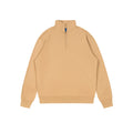 Custom Logo Solid Color 350 Grams Heavyweight Pullover Sweatshirts With Half Zipper Standing Collar Blank Streetwear Sweatshirts
