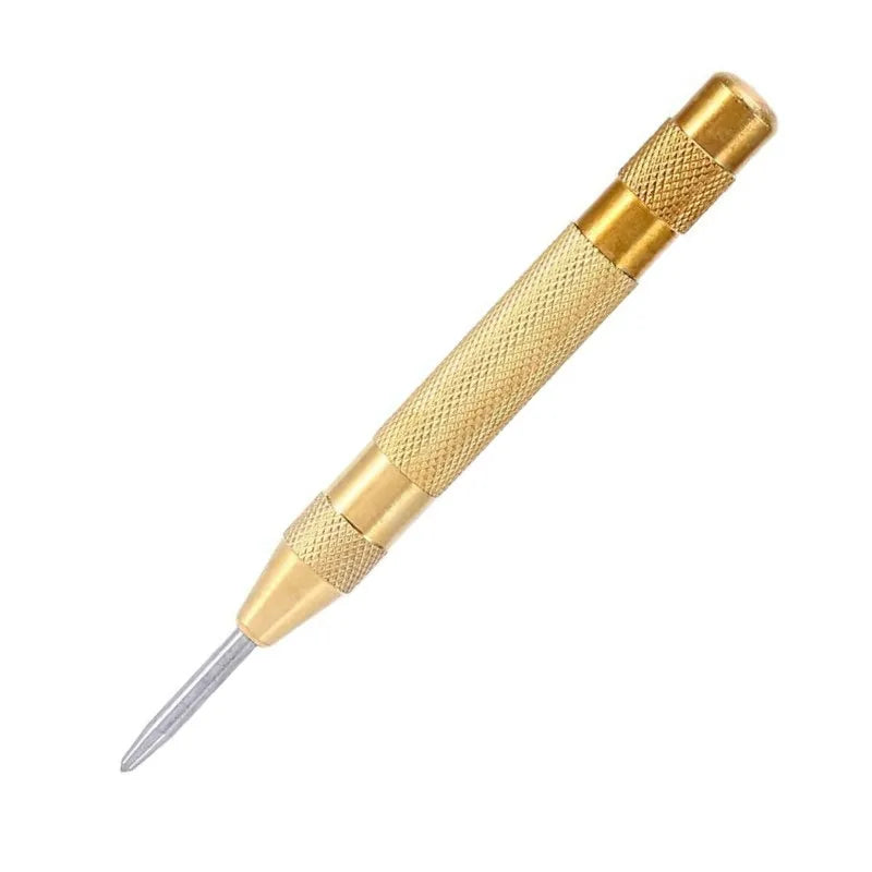 5 Inch Electric Drill Bit Automatic Punching Woodworking Tools Spring Loaded Dent Marker for Metal Drills Center