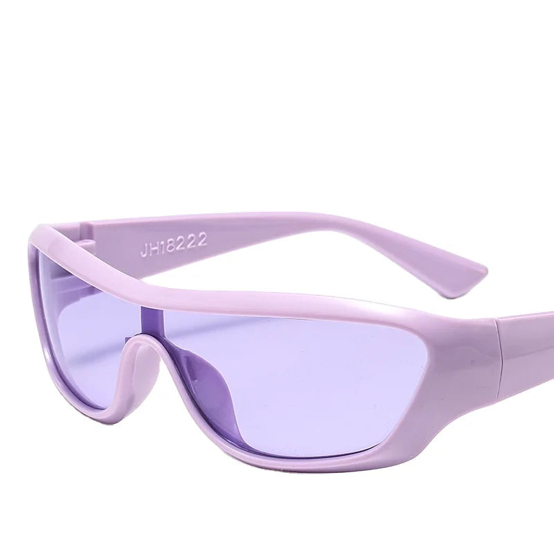 Wholesale Unisex Sport Sunglasses UV400 Gradient Blue/Yellow Full Rim Lightweight Windproof Durable Fishing Running Outdoor