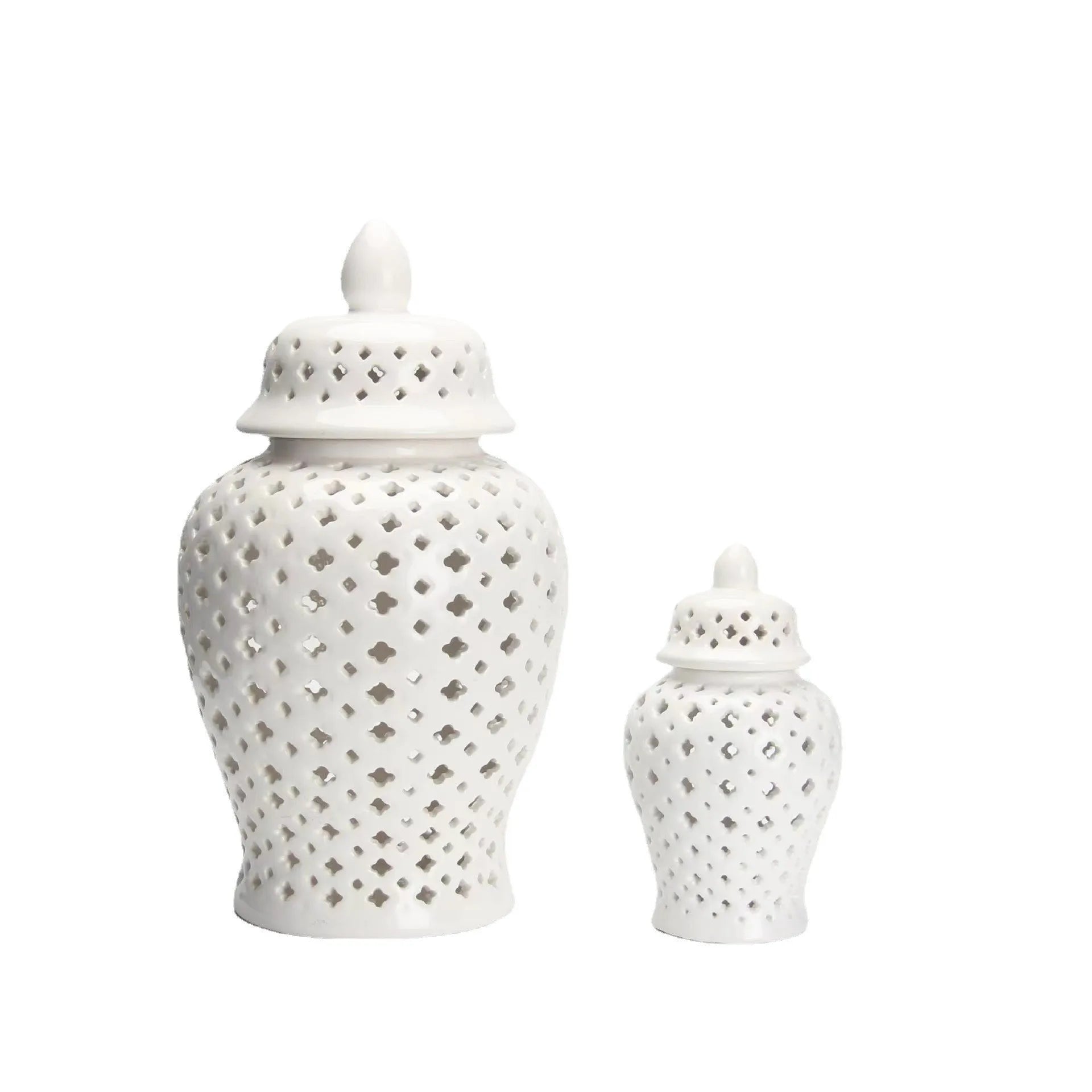 Chinese Blue and White Porcelain Ginger Jar Porcelain Jars for Decoration Porcelain Bottle and Jars