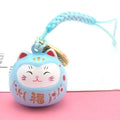 Metal Brass Lovely Fortune Cat Maneki-neko Pattern Decoration Custom Metal Wishing Jingle Bell