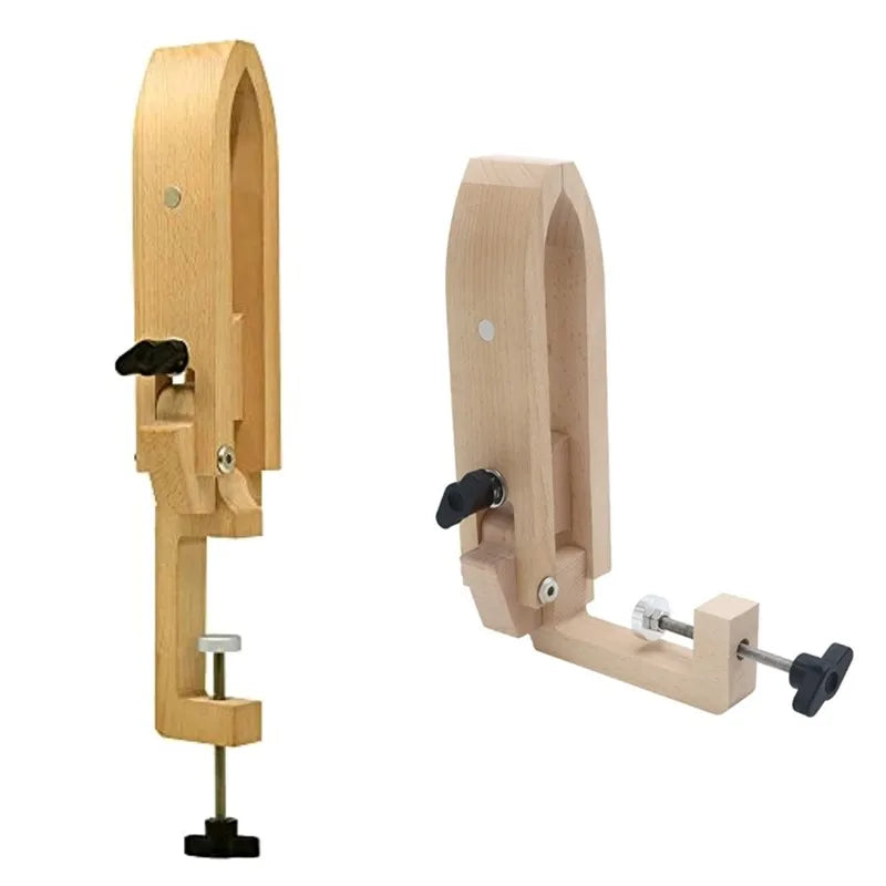 Beech Wood Foldable Leather Sewing pony Table Desktop DIY Leather Craft Stitching pony Horse Clamp Tools Leathercraft Clip