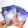 Custom UV Protection Waterproof Vinyl Stickers Self Adhesive Kiss Cut Stickers Custom Sticker Sheets Logo Holographic Glass