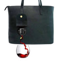 Beach City Wine Tote with Hidden Leakproof & Insulated Compartment Holds 2 Bottles of Wine Great for Travel