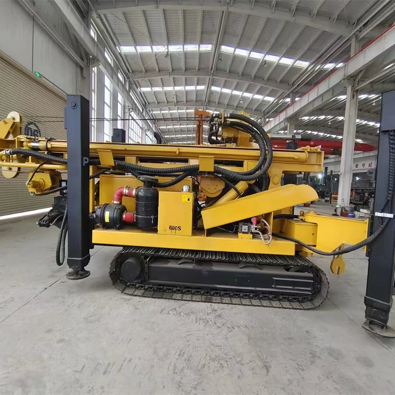 CS600s Durable Steel Crawler Water Well Drill Rig with Pump Motor Engine & Bearing-Efficient Excavation Components