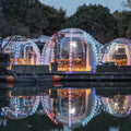 Full House Geodesic Dome Greenhouse Polycarbonate Dome Clear Skylight Round Dome Room Exhibition Tent