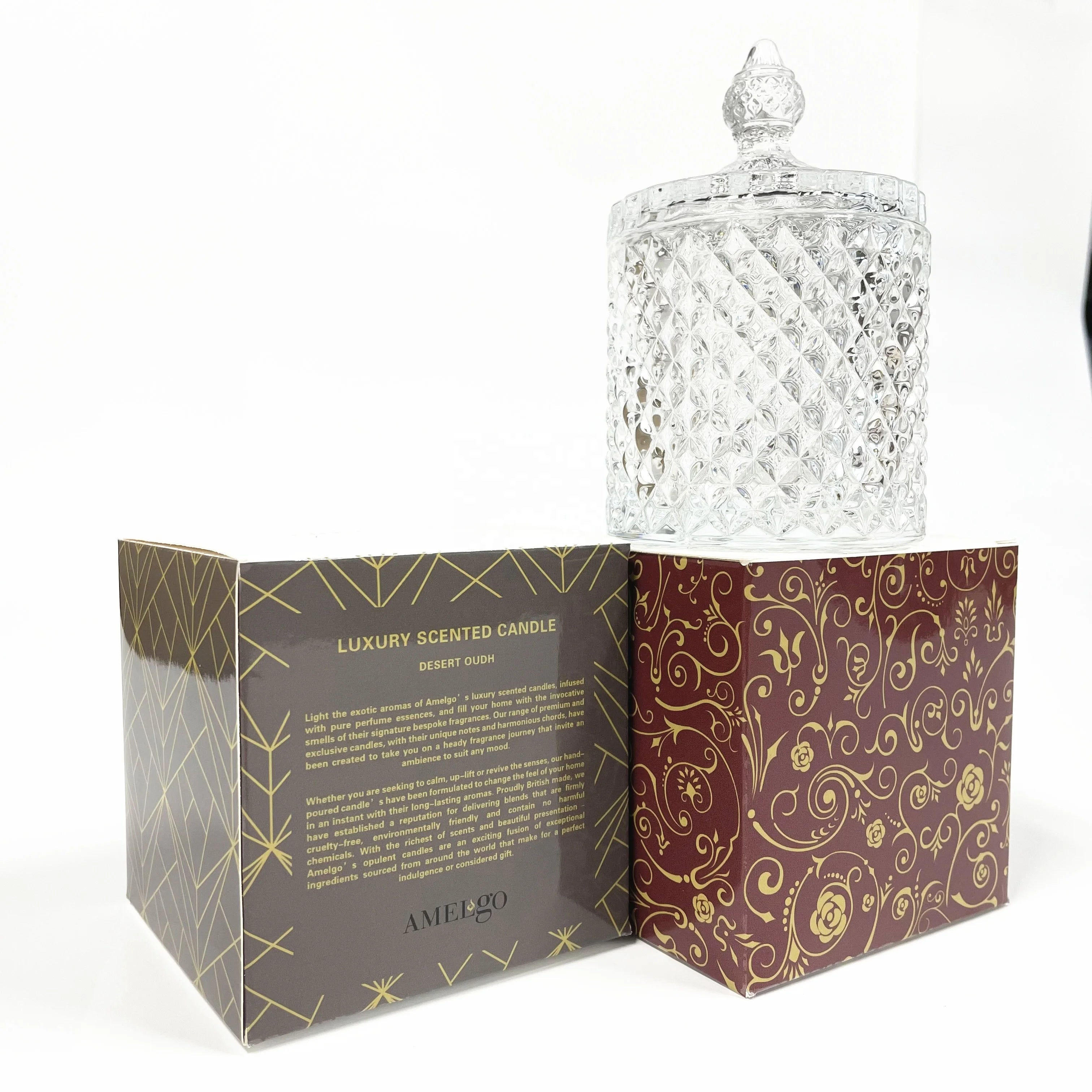 Hot Sale Custom logo Print Gift Boxes for Candles Candle Gift Box Packaging Boxes