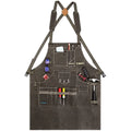Thickened Wear-Resistant Electrical Mechanic Multi-functional Pocket Woodworking Overalls Kitchen Repair Tooling Gift Apron