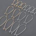 M1098 20pcs/Lot 18K Gold Rhodium & Copper Metal  Nickel-Free Jewelry Accessories Pass REACH Making Findings & Components