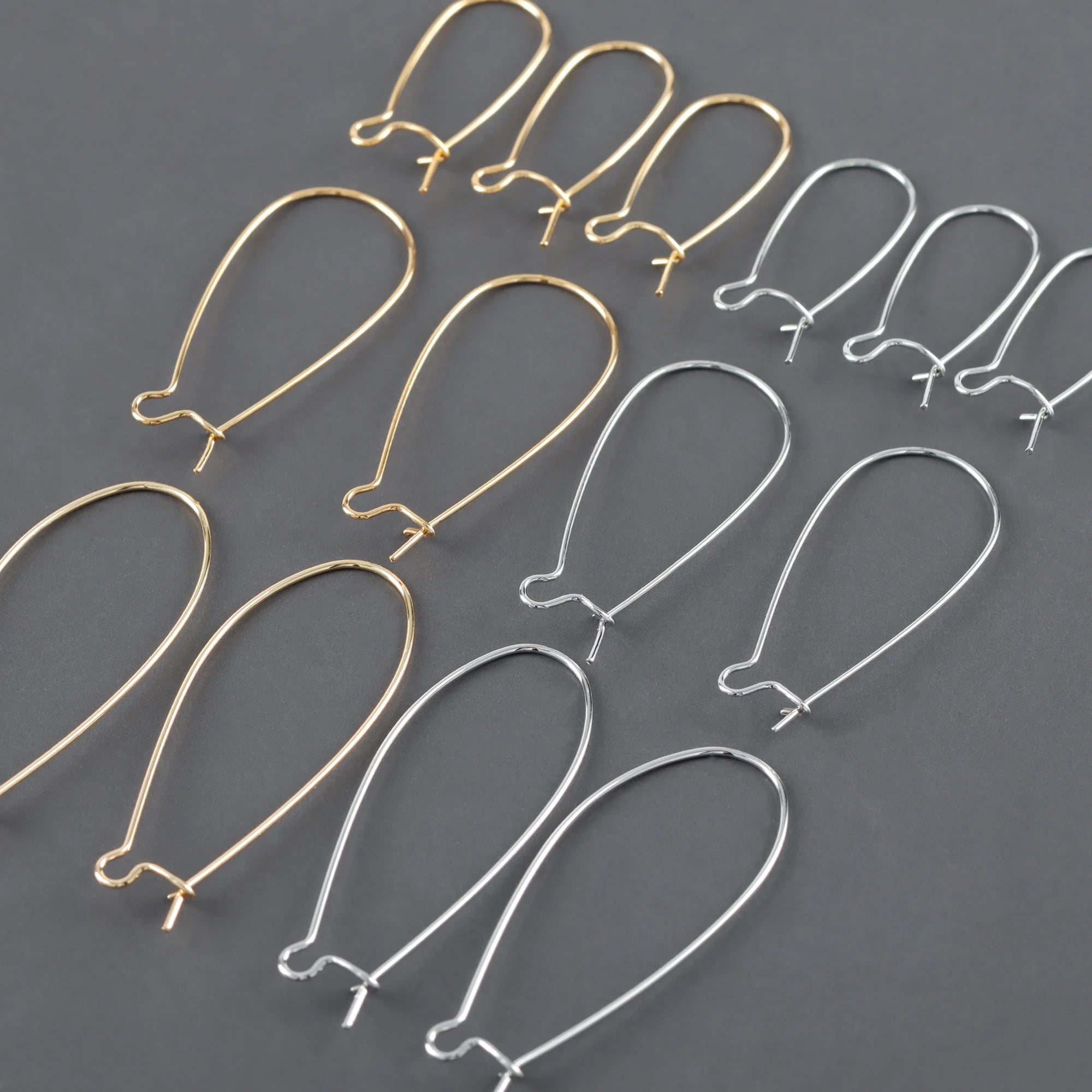 M1098 20pcs/Lot 18K Gold Rhodium & Copper Metal  Nickel-Free Jewelry Accessories Pass REACH Making Findings & Components