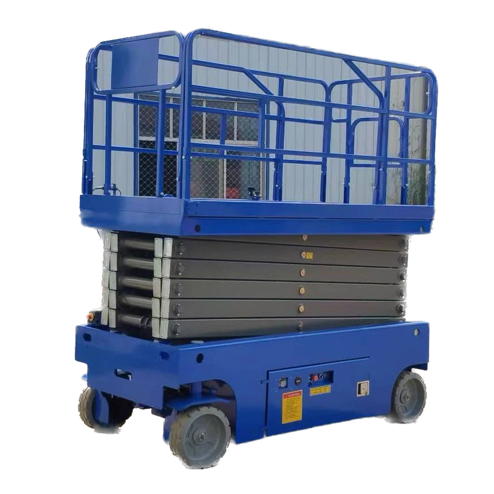 6m -14m Mobile Aerial Work Platform Self Propelled Scissor Lift Table Lift