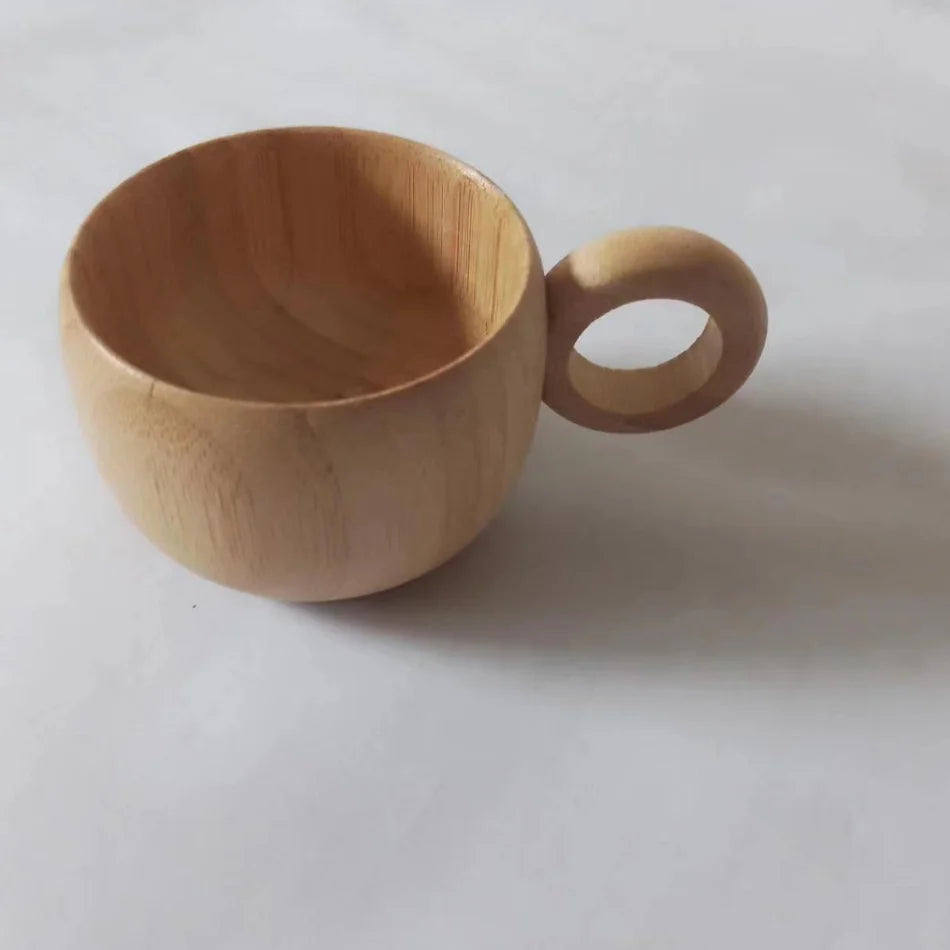 Small Bamboo Travel Coffee Cup 70ml Capacity American Style