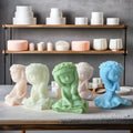 J10111 3D Flower Fairy Silicone Mould Art Painting Plaster Mould Creative Aroma Candle Handmade Soap Silicone Mould
