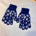 Plain Acrylic/Cotton Screen Football Gloves Winter Knitted Mittens Opera Length Customized Options Sports Daily Cycling