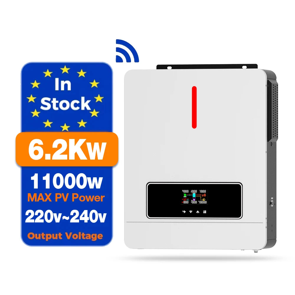 EU US Stock Off Grid MPPT 15kw 8kw 10kw 1000w Hybrid Smart Inverters 5kw 12v 48v 220v 3kw 3000w 5000w Solar Inverter for Home