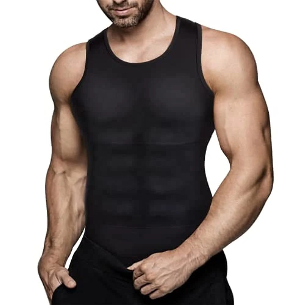 Men's Shaping Tops Any Cut Plastic Chest Abdominal Compression Body Shaper