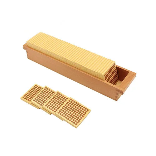 Educational Wooden Kids Toy Tray for 45 Wooden Hundred Squares Mathematics Montessori Material montessori toys