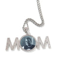 MOM Custom Family Photo Pendant Necklace Personalized Engraved Picture Jewelry Fast Shipping for Mother's Day Gifts
