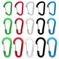 1.6"/2"/2.4" Aluminum Alloy Electrolytic Finish Multi-Use Carabiner Clips & Keychain Hooks for Home RV Camping Fishing Traveling