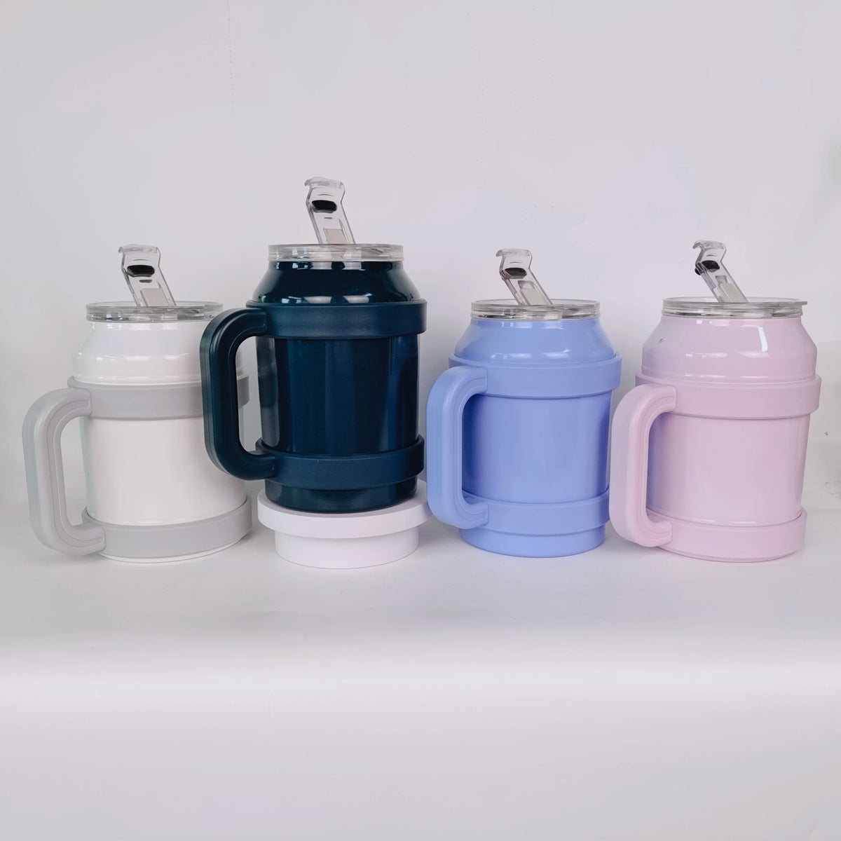 50 oz Mug Tumbler with Handle and Straw - Stainless Steel Keeps Water Cold up to 36 Hours