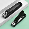 Professional Splash Proof Nail Cutter Manicure Pedicure Portable Outdoor Black Nail Clipper Korea