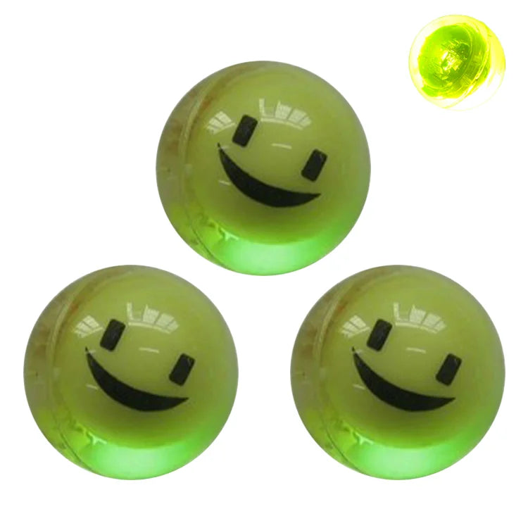 Funny Cool Children'S Toys Led Crystal Elastic Ball Flash Bouncing Ball With Cute Glitter