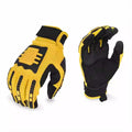 Sample Support Level 5 Protection Heavy Duty Mechanic Work Gloves Anti-Slip Liner TPR Shock Impact Resistant Fashionable Outdoor