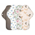 EASYMOM Washable Reusable Ladies Women Bamboo Charcoal Menstrual Sanitary Napkin Cloth Pad for Girls