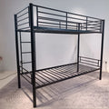 Strong Heavy Duty School Bedroom Furniture 2 Layers Steel Bunk Bed Double Story Bed With Ladder