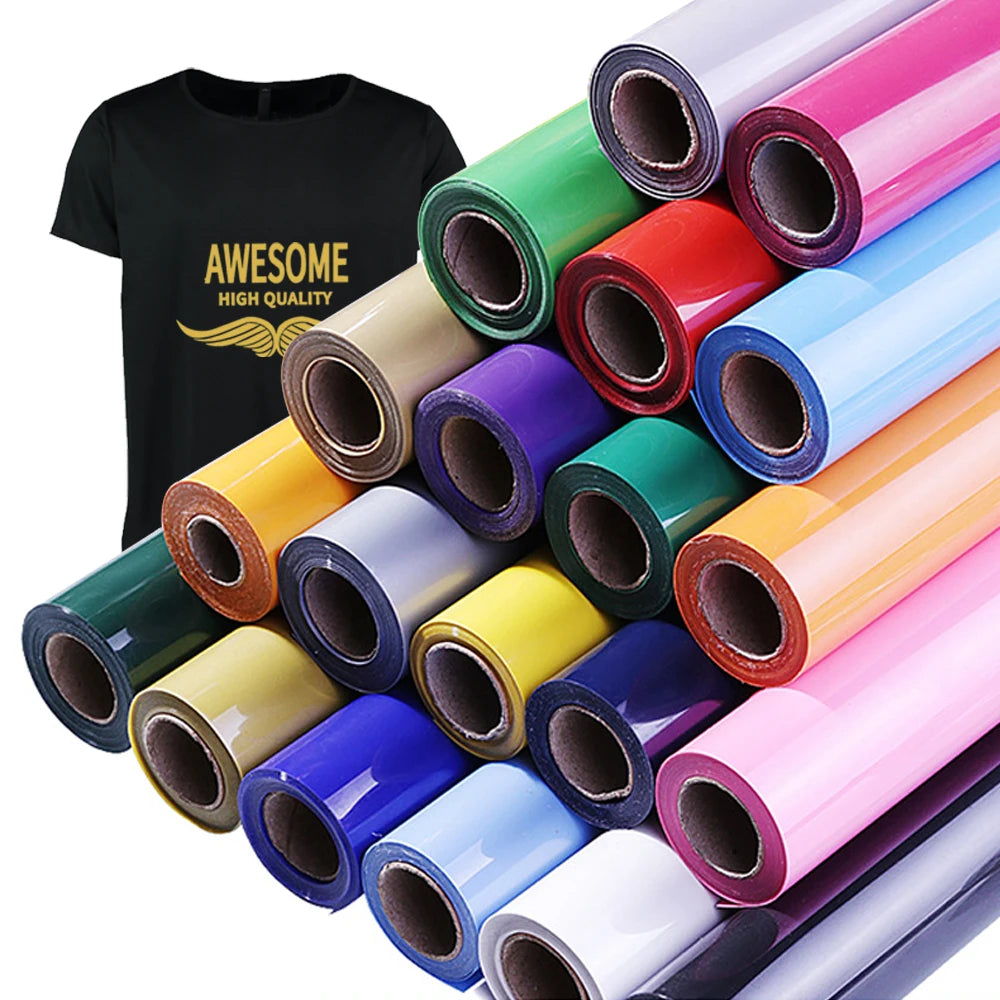 Renlitong Heat Transfer Vinyl Heat Press Transfer t Shirt Printing Paper Film Iron on Heat Labels Thermal Roll