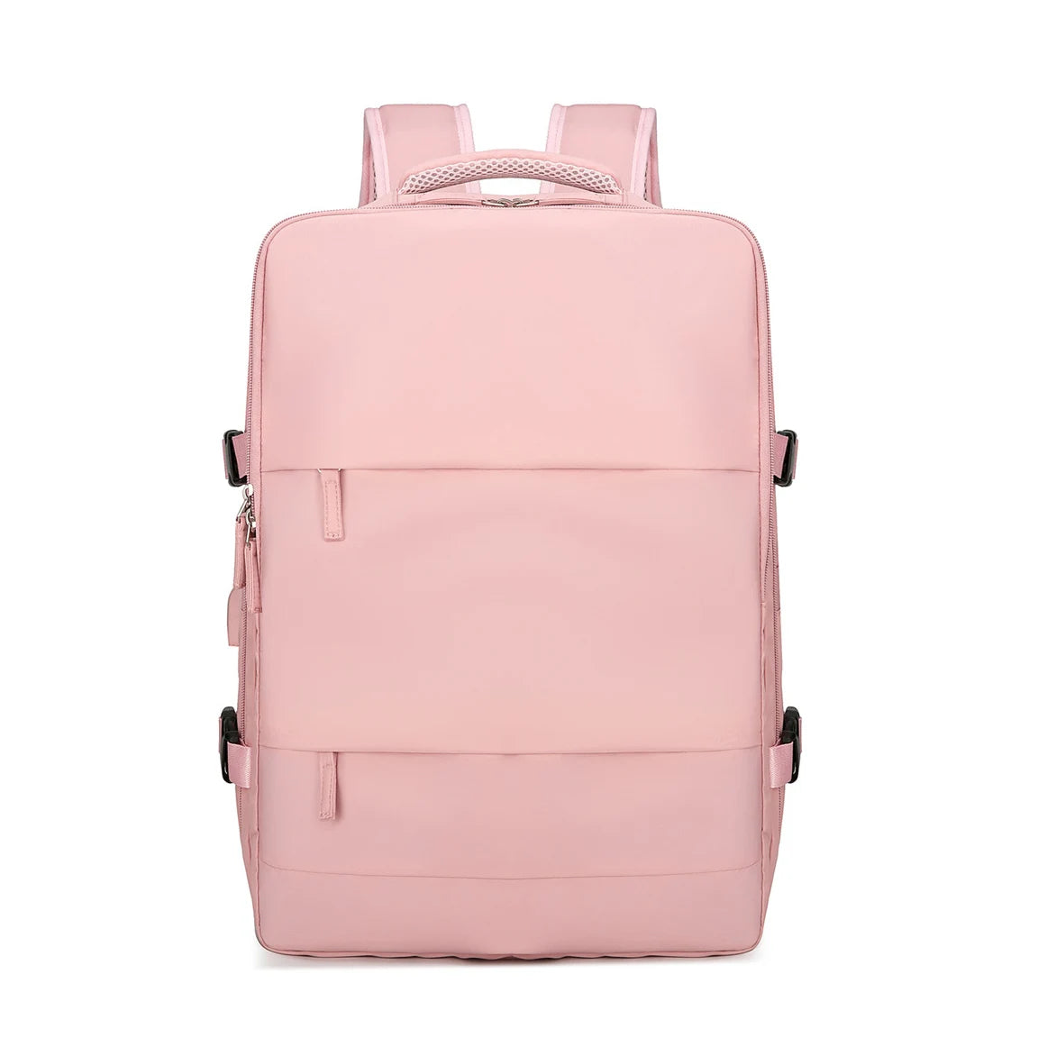 Multifunction Waterproof Oxford Laptop Backpack with Anti-theft Shoe Pocket Unisex Business Travel Cabin Expandable Backpack