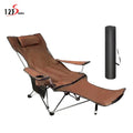 Outdoor Furniture Portable and Lightweight Convenient Camping Lounge Chair With Foot Rest