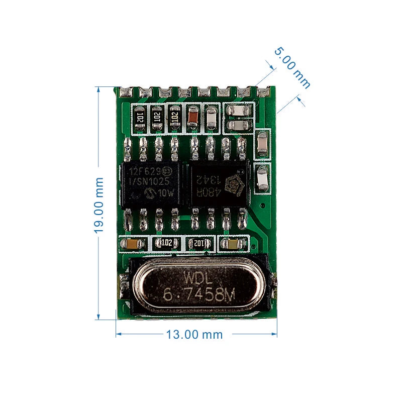 Factory Price YET215 433mhz Learning Code Remote Control Wireless Receiver Module Remote Control Transmitter
