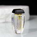 Premium 2.5ml Custom Square Perfume Oud Bottle Empty Fancy Crystal Carved Attar Oil Bottle Packaging Box Manufacture