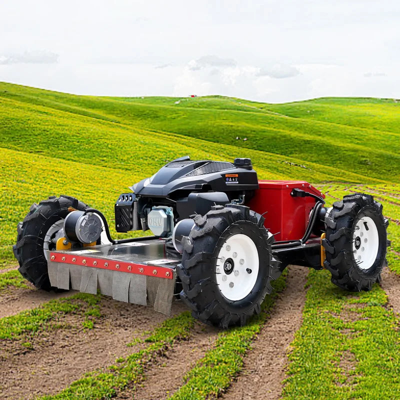 Strong Small All-terrain Weeding Wer Remote Control Lawn Mower Wireless