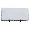 Sublimation Rectangle Photo Frame Heat Transfer Print Rock Stone Display Holder Blank Slate Rock Frame