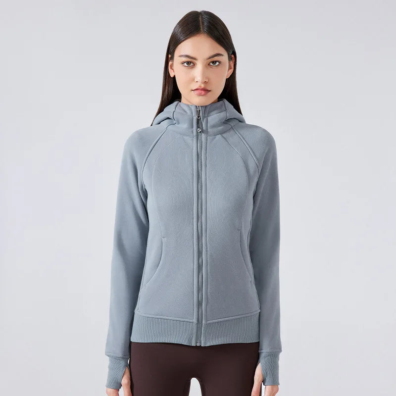 Custom Fashion Tracksuit Ladies Latest Design Plain Jogging Sets Two Piece Women Sweatsuit Set Tracksuit
