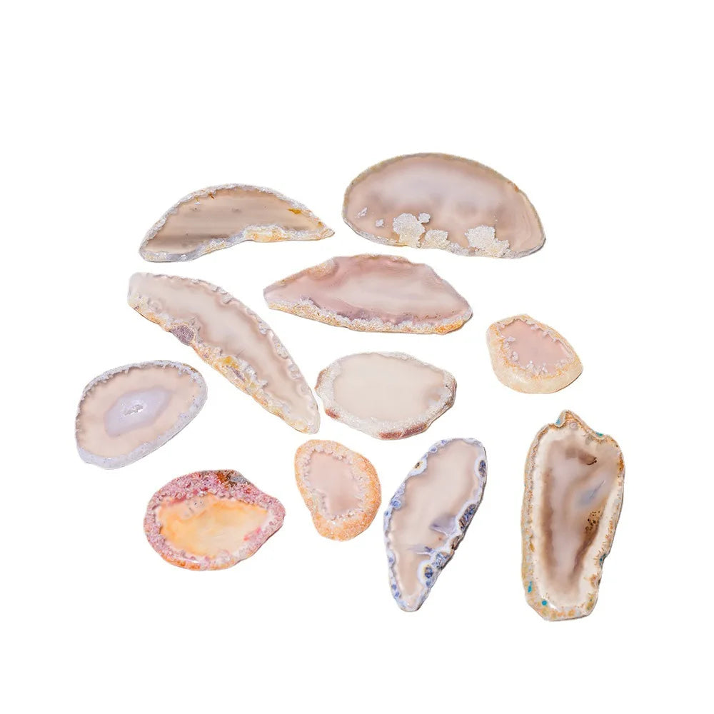 Wholesale Polished Healing Gemstone Natural Quartz Stones Agate Slices for Fengshui MegaBDM