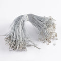 Silver Luxury Noble Clothing Hanging Rope 1000 Pieces Per Pack Elegant Label for Clothing