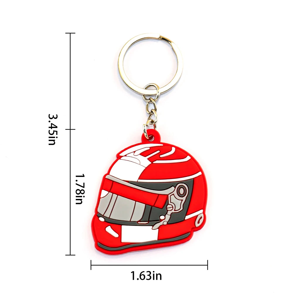 High-Quality 3D Keychain Transport Space Car Motorcycle Keychain with Metal Keychains Fashion Accessories Cherry