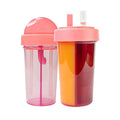 Newly Amazons Dual Threat Bottle Kids Water Bottle With Straw&Double Storage Compartment 420ml/600ml