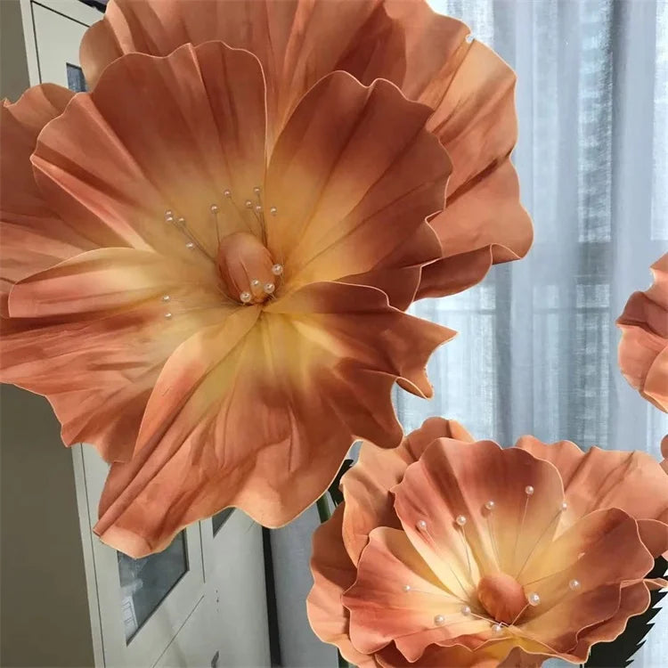 New Arrival G-1085 Customization Wedding Decoration Party Store Large 3d Big  Paper Foam EVA Stage Flower